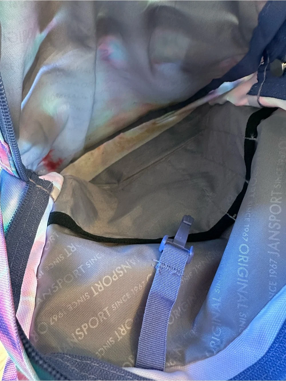 JANSPORT Tie Dye Print Big Student Backpack